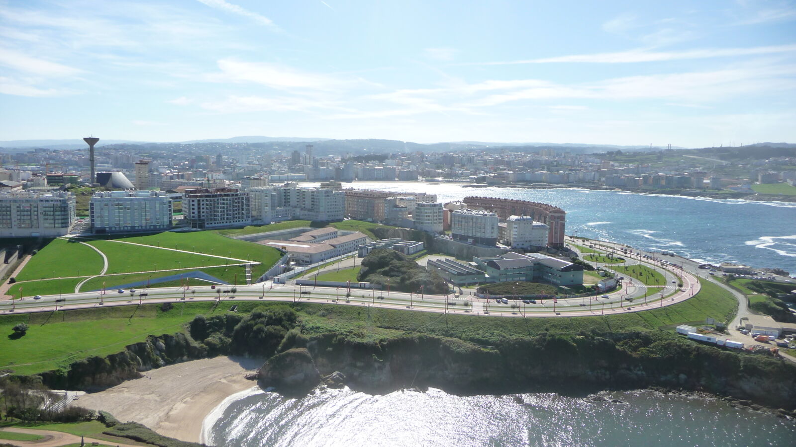 Blick vom Torre de HÃ©rcules.