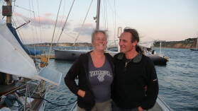 Silke und Pete von der SY Sparrow