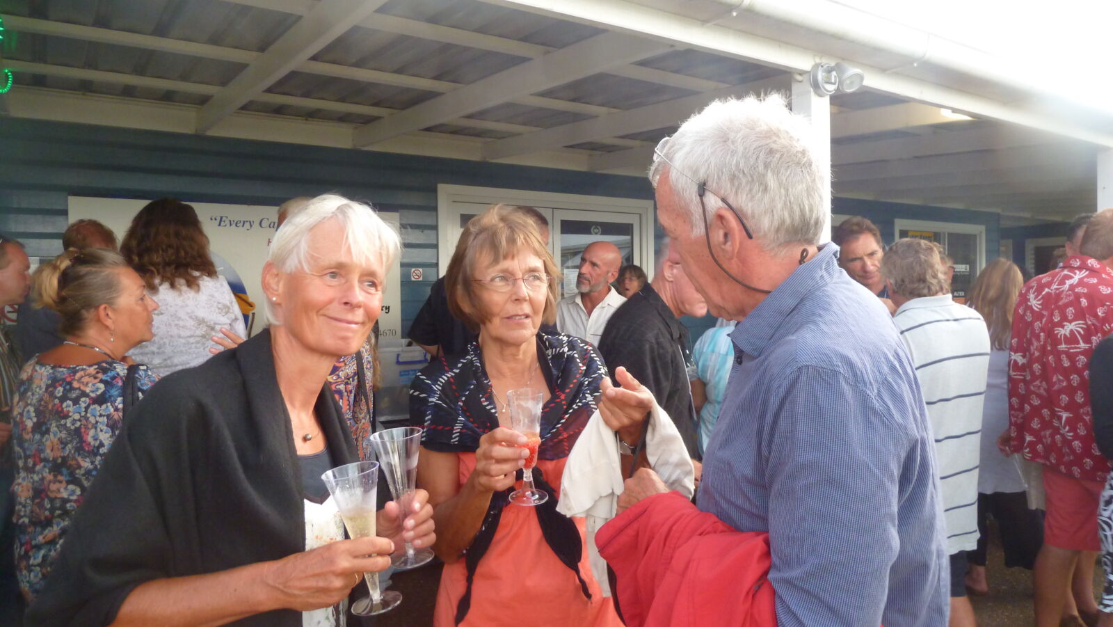 Abschlussfeier der P2P Rally.