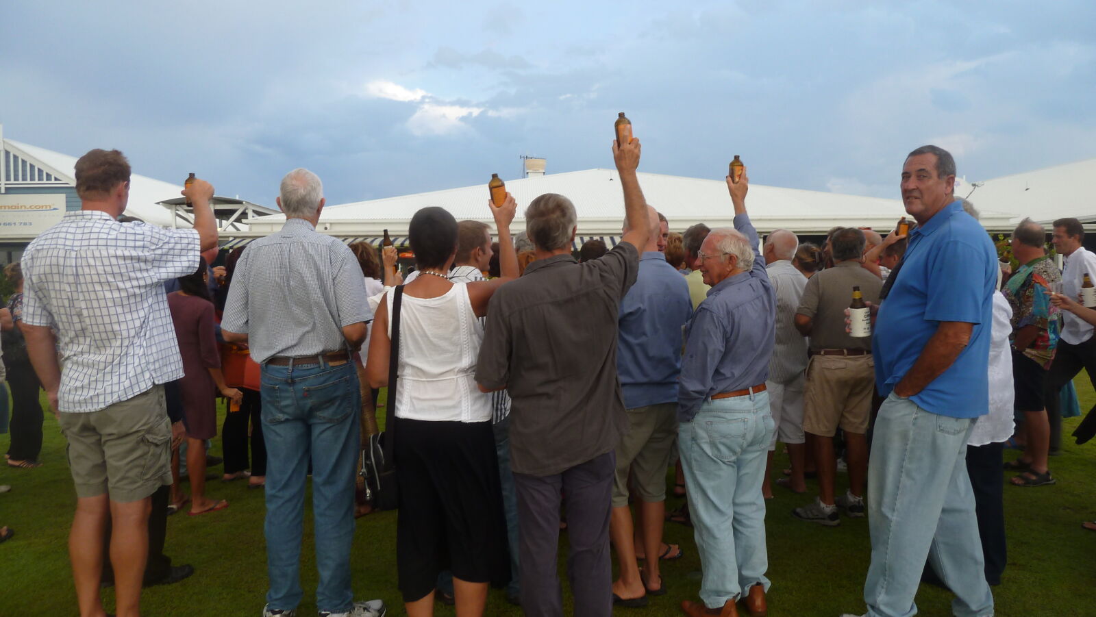 Abschlussfeier der P2P Rally.