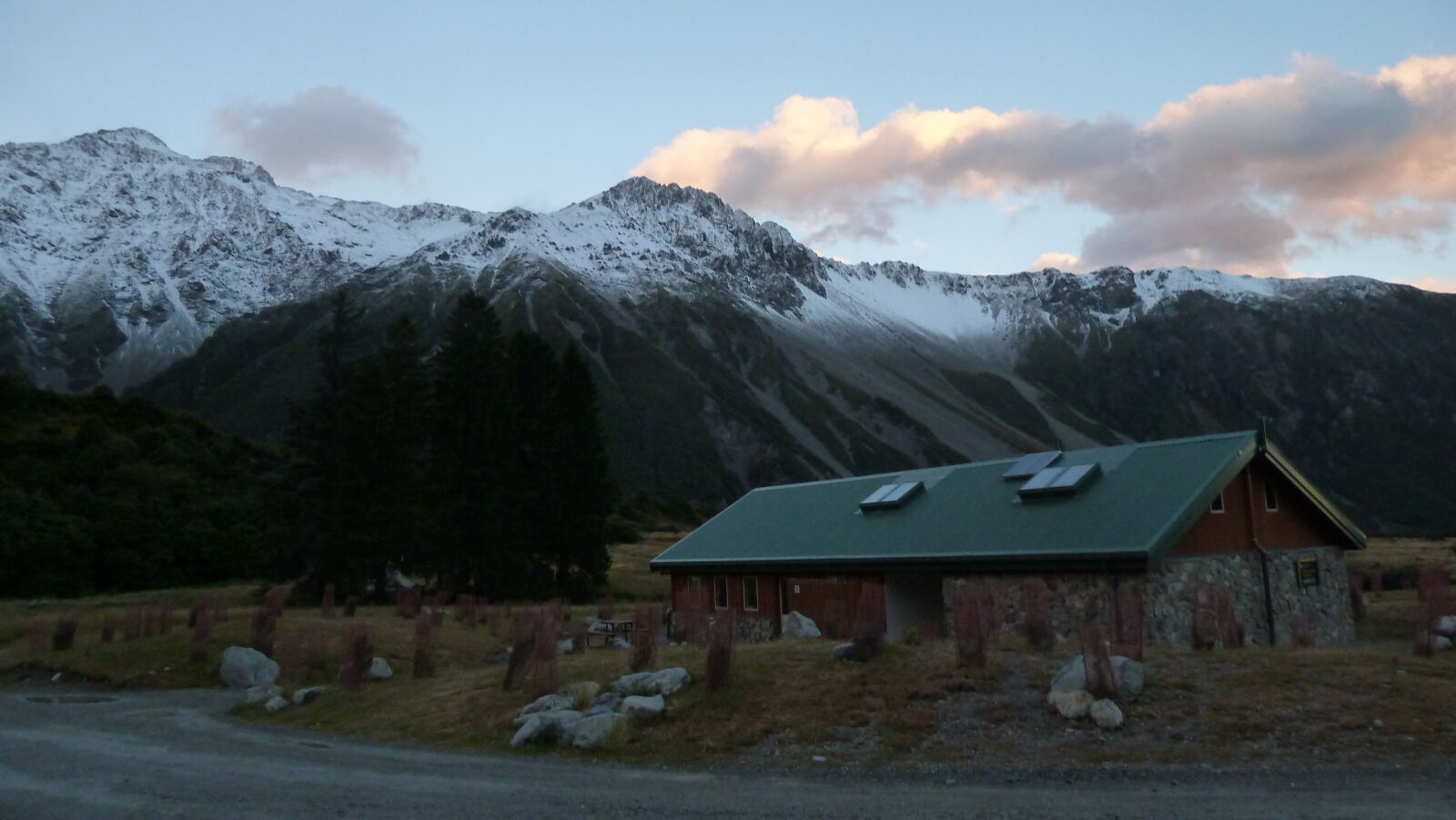 White Horse Hill Campground, abends.
