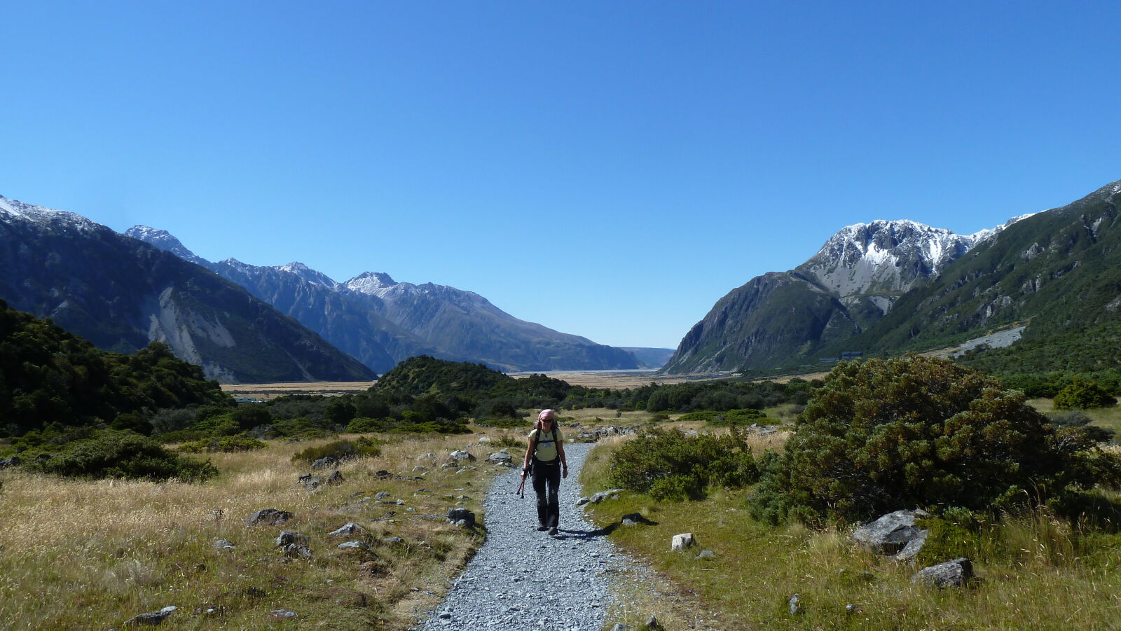 Mueller Hut Route, Tag 1.