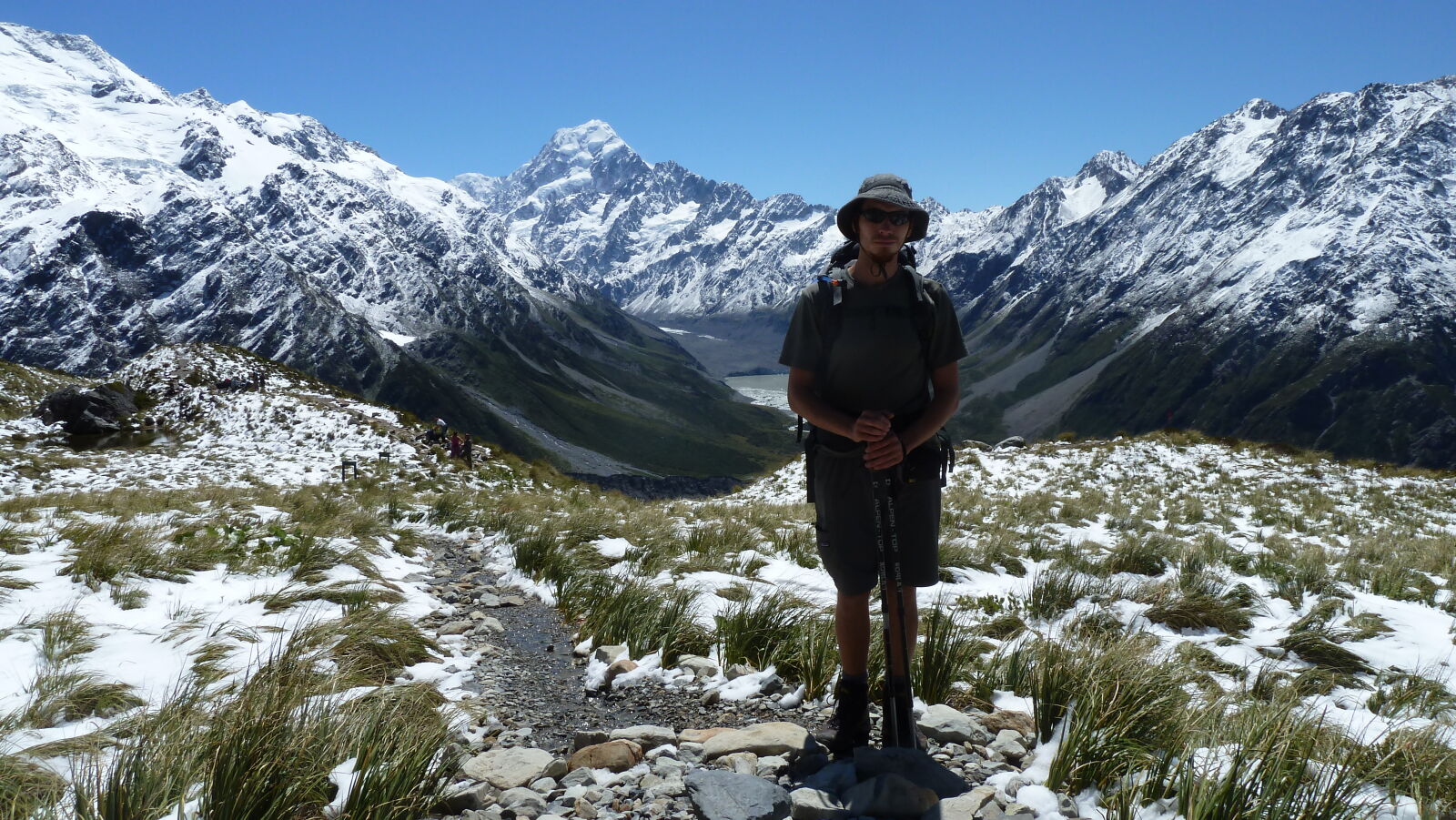 Mueller Hut Route, Tag 1.