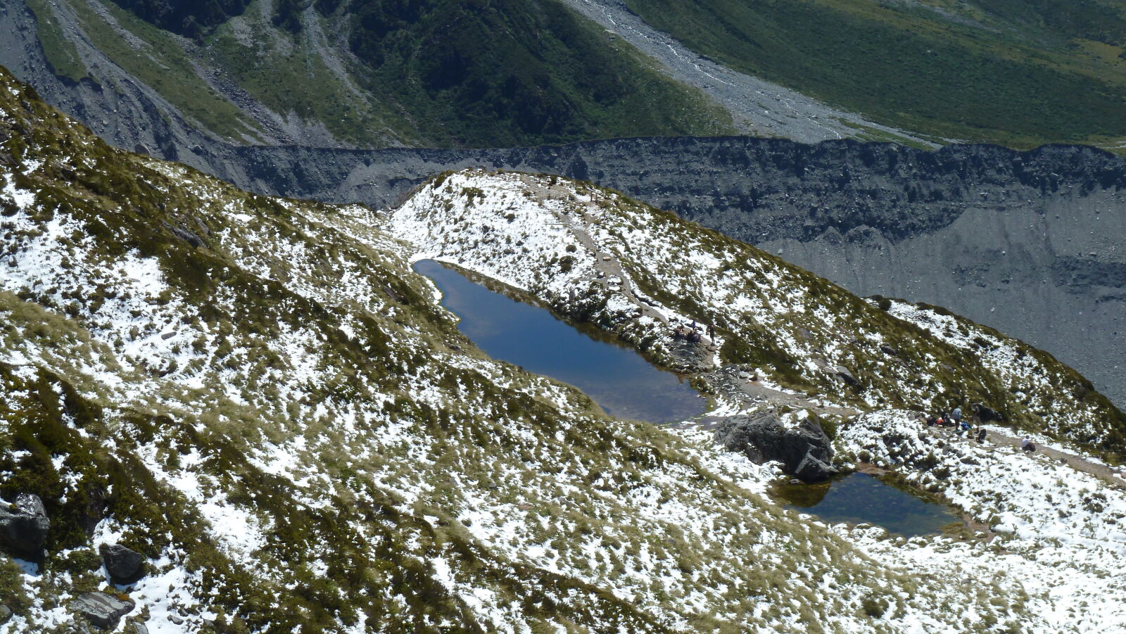 Sealy Tarns; Mueller Hut Route, Tag 1.