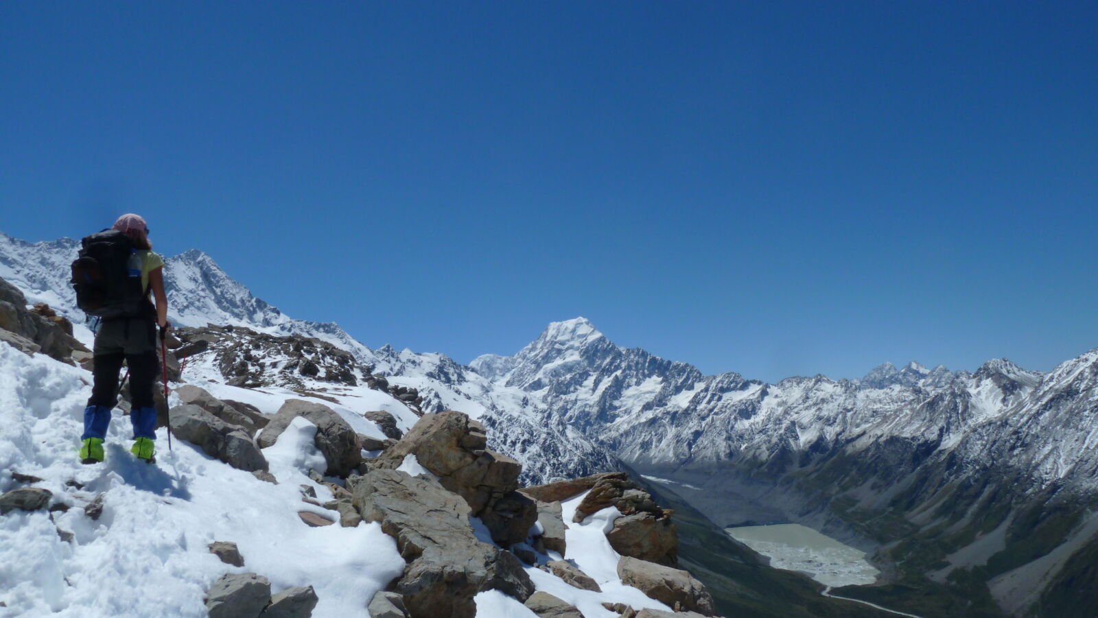 Mueller Hut Route, Tag 1.