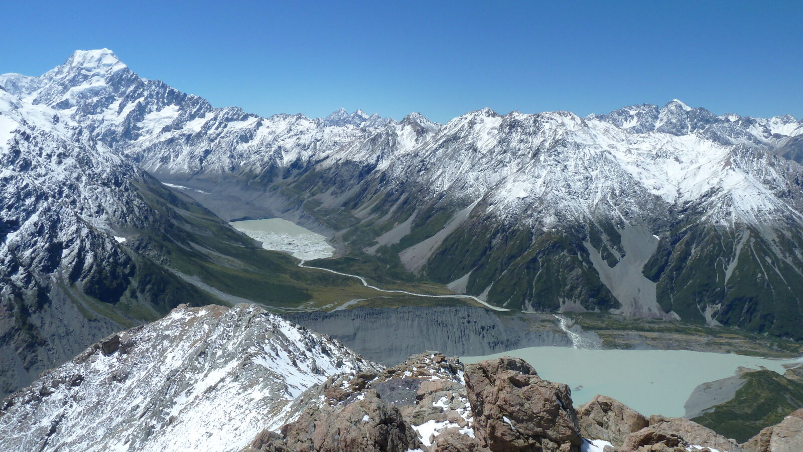 Mueller Hut Route, Tag 1.