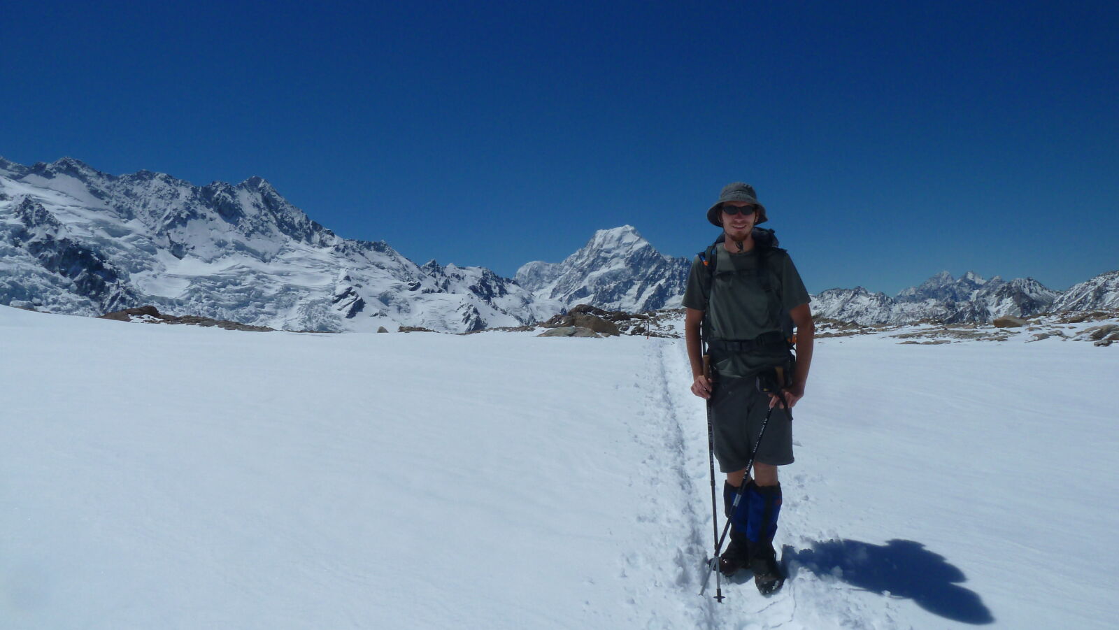 Mueller Hut Route, Tag 1.