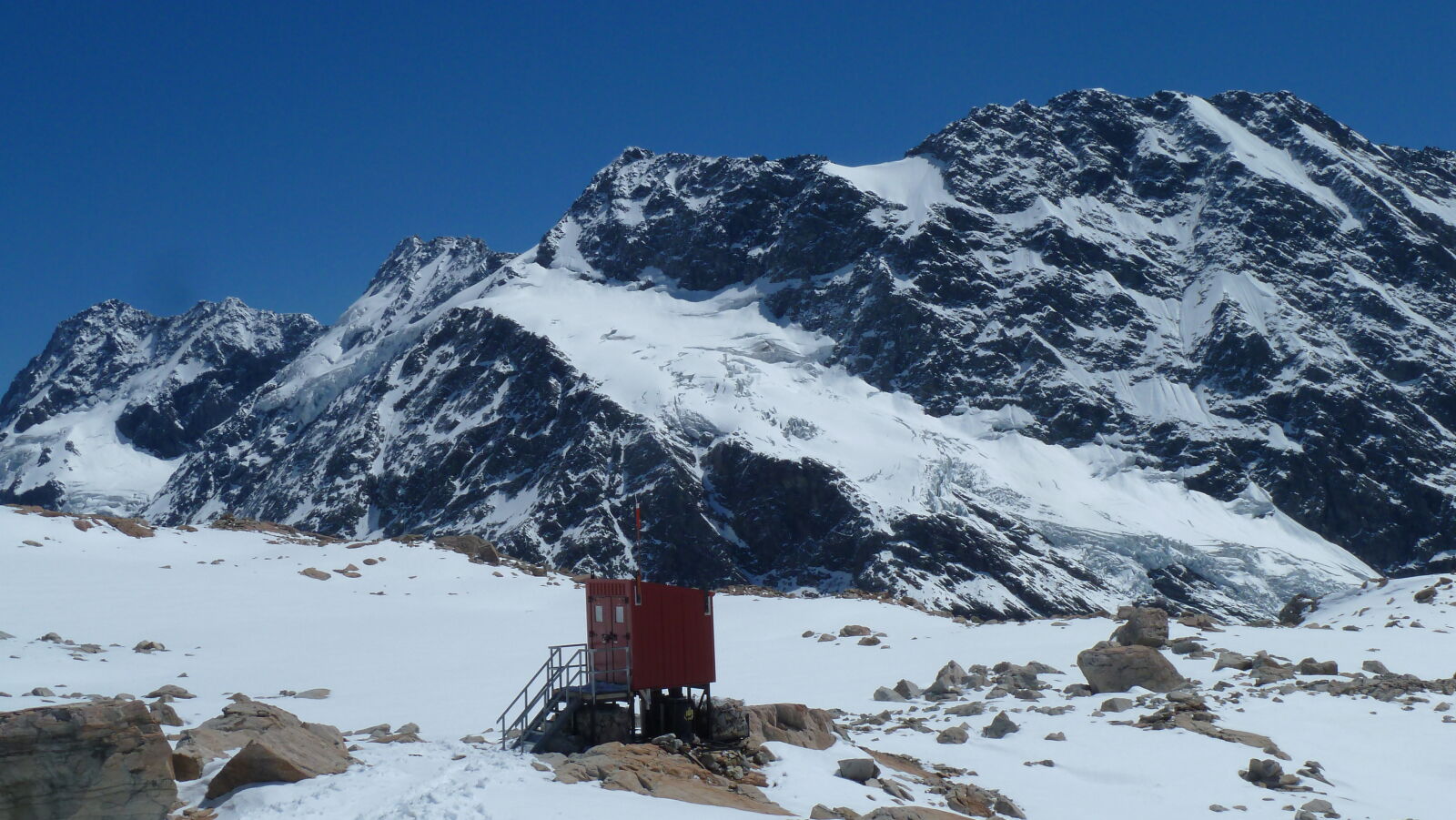 Mueller Hut Route, Tag 1.