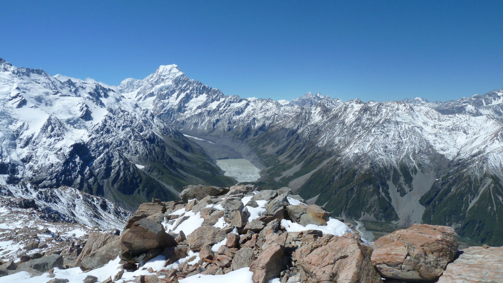 Mueller Hut Route, Tag 1.
