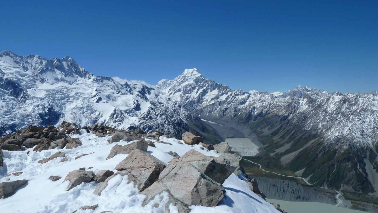 Mueller Hut Route, Tag 1.