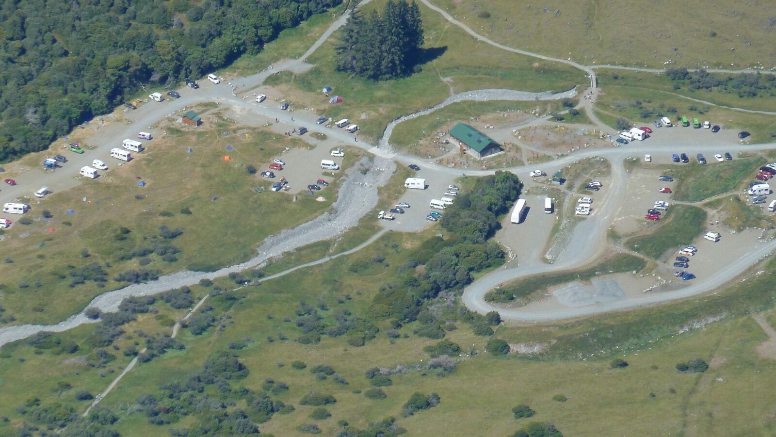 White Horse Hill Campground; Mueller Hut Route, Tag 1.