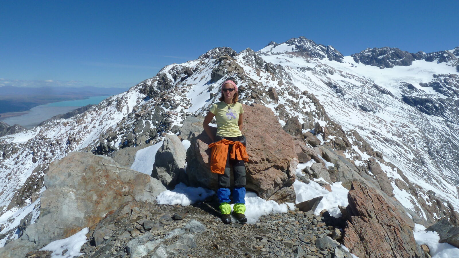 Auf dem Weg zum Gipfel des Mt. Ollivier; Mueller Hut Route, Tag 1.