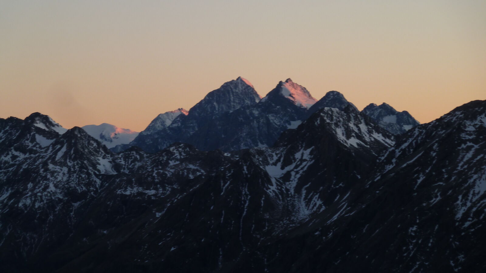 Sonnenaufgang; Mueller Hut Route, Tag 2.