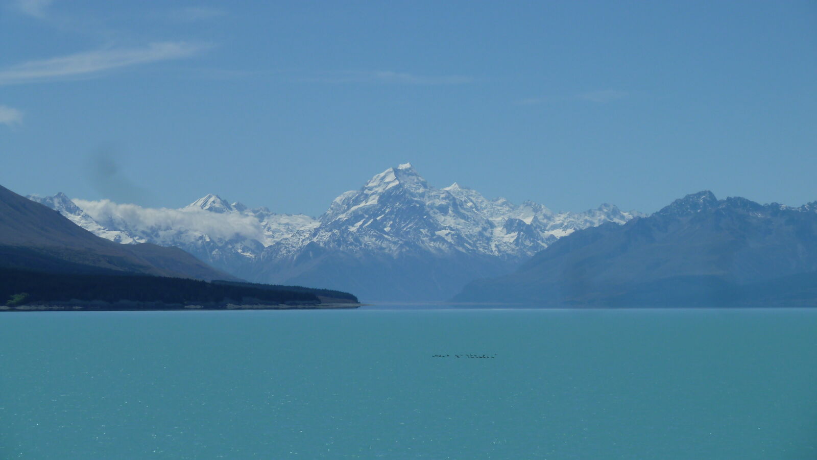 Mount Cook über Lake Pukaki.