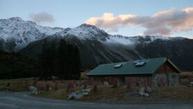 White Horse Hill Campground, abends.