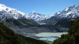 Mount Cook, Mueller Lake; Mueller Hut Route, Tag 1.