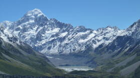 Mount Cook, Hooker Lake; Mueller Hut Route, Tag 1.