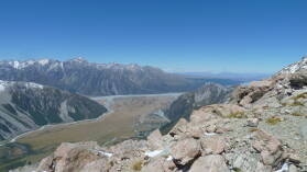 Mueller Hut Route, Tag 1.