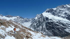 Mueller Hut Route, Tag 1.