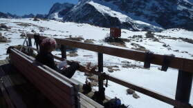 Mueller Hut Route, Tag 1.