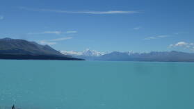 Mount Cook über Lake Pukaki.