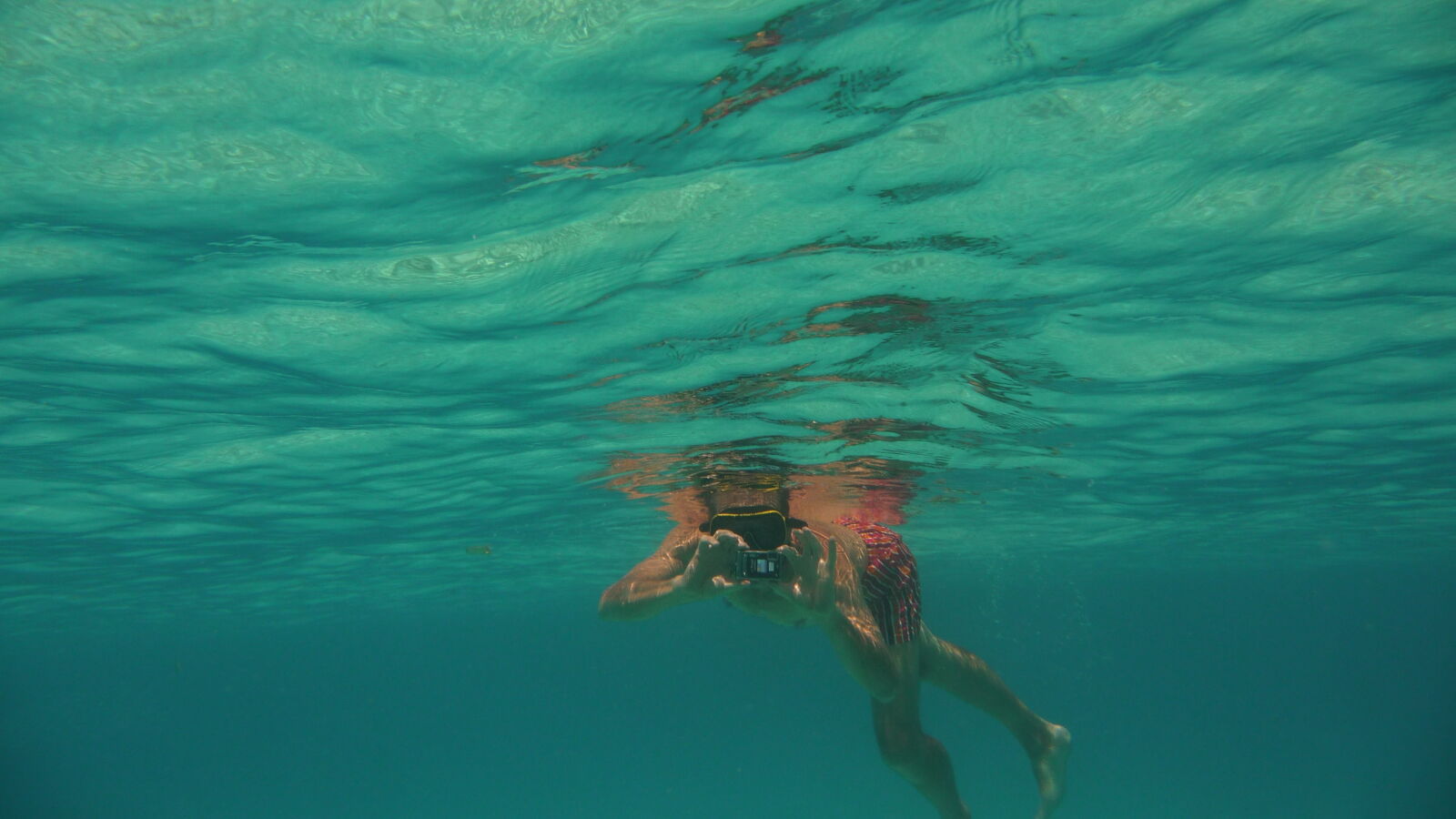 Thomas / SY Frigga vor Sandy Island, Carriacou.