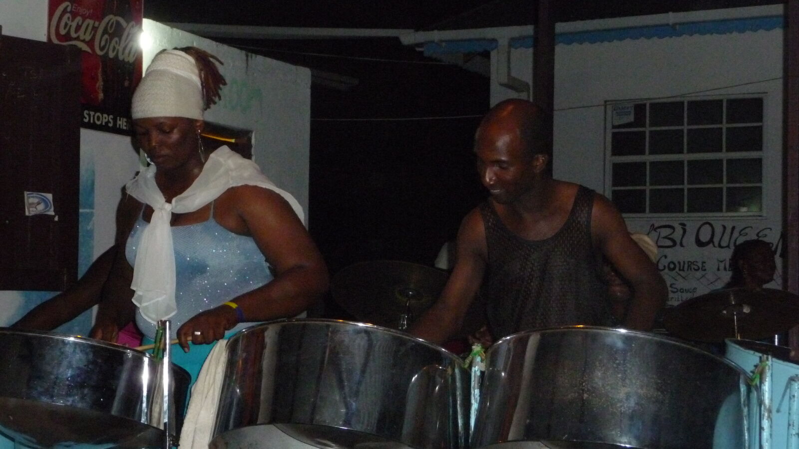 Steel Band im Lambi Queen, Tyrrel Bay, Carriacou.