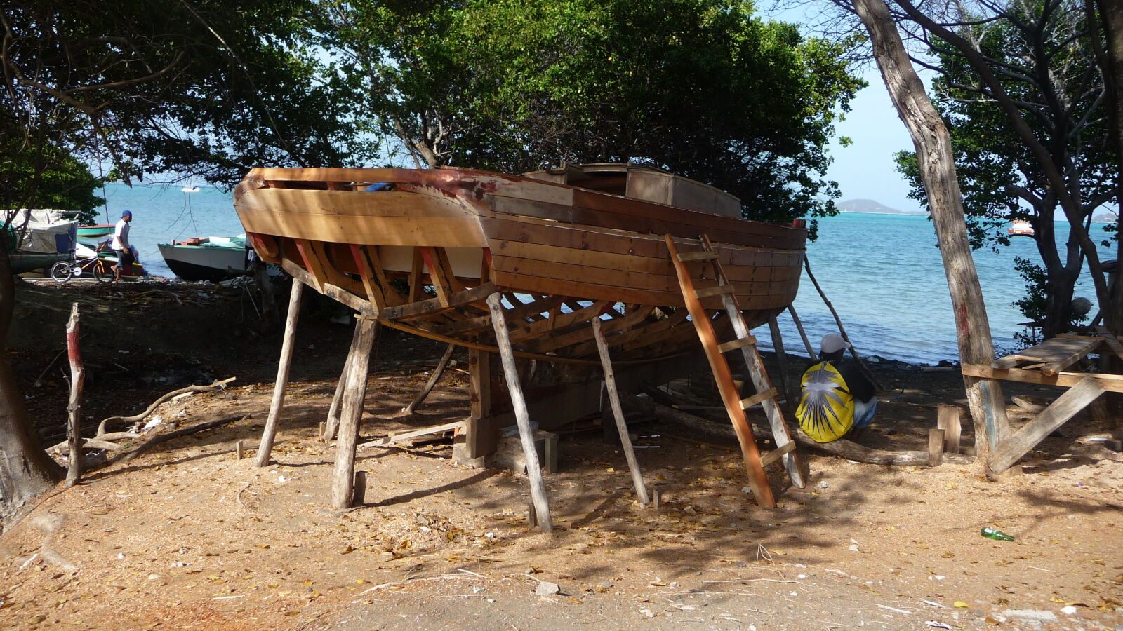 Bootswerft von Windward, Carriacou.