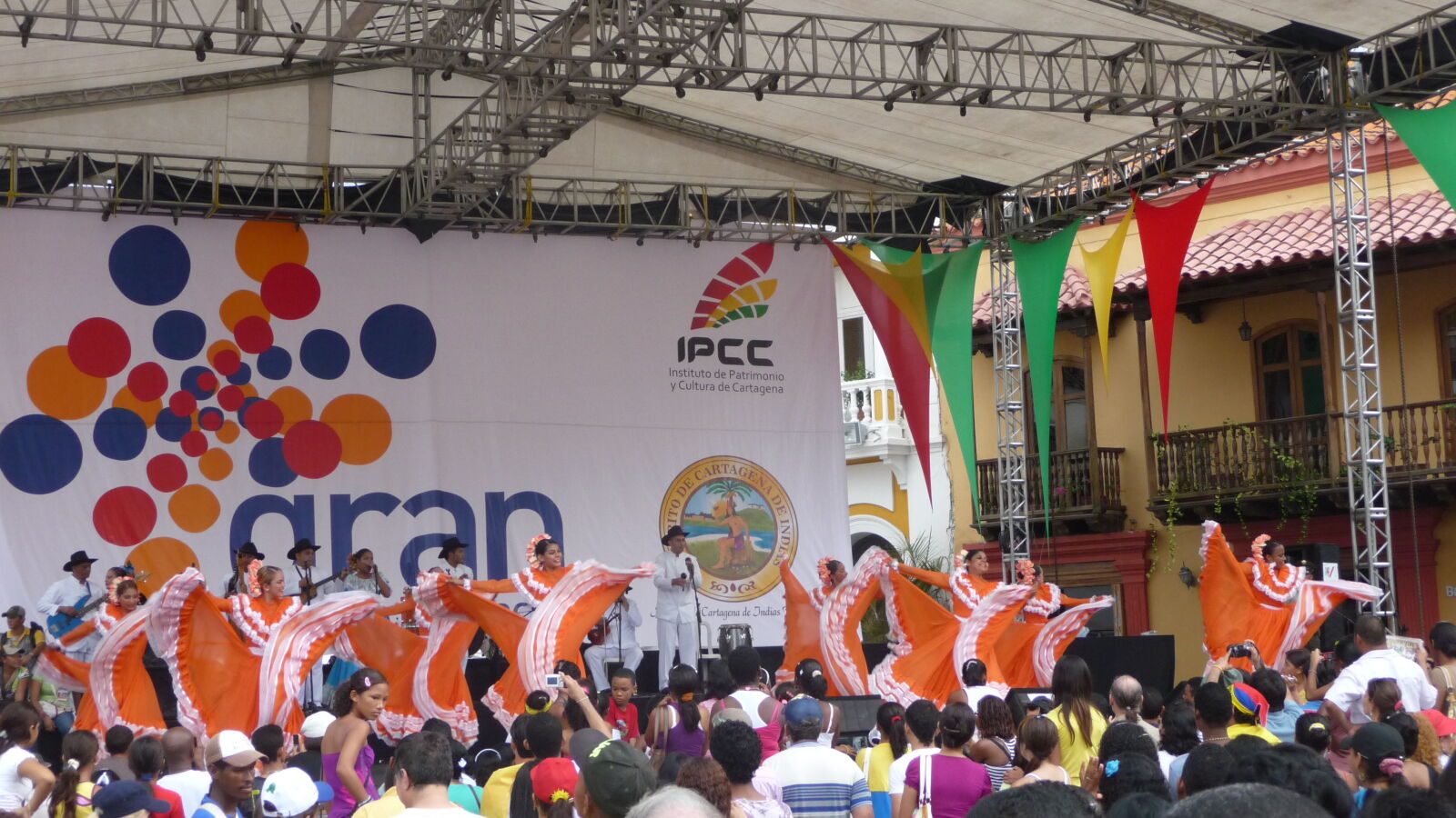 Venezuelanische Volkstanzgruppe.