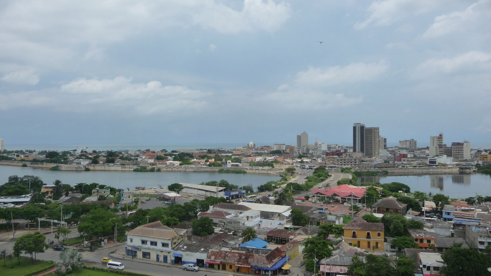 Blick vom Castillo San Felipe.