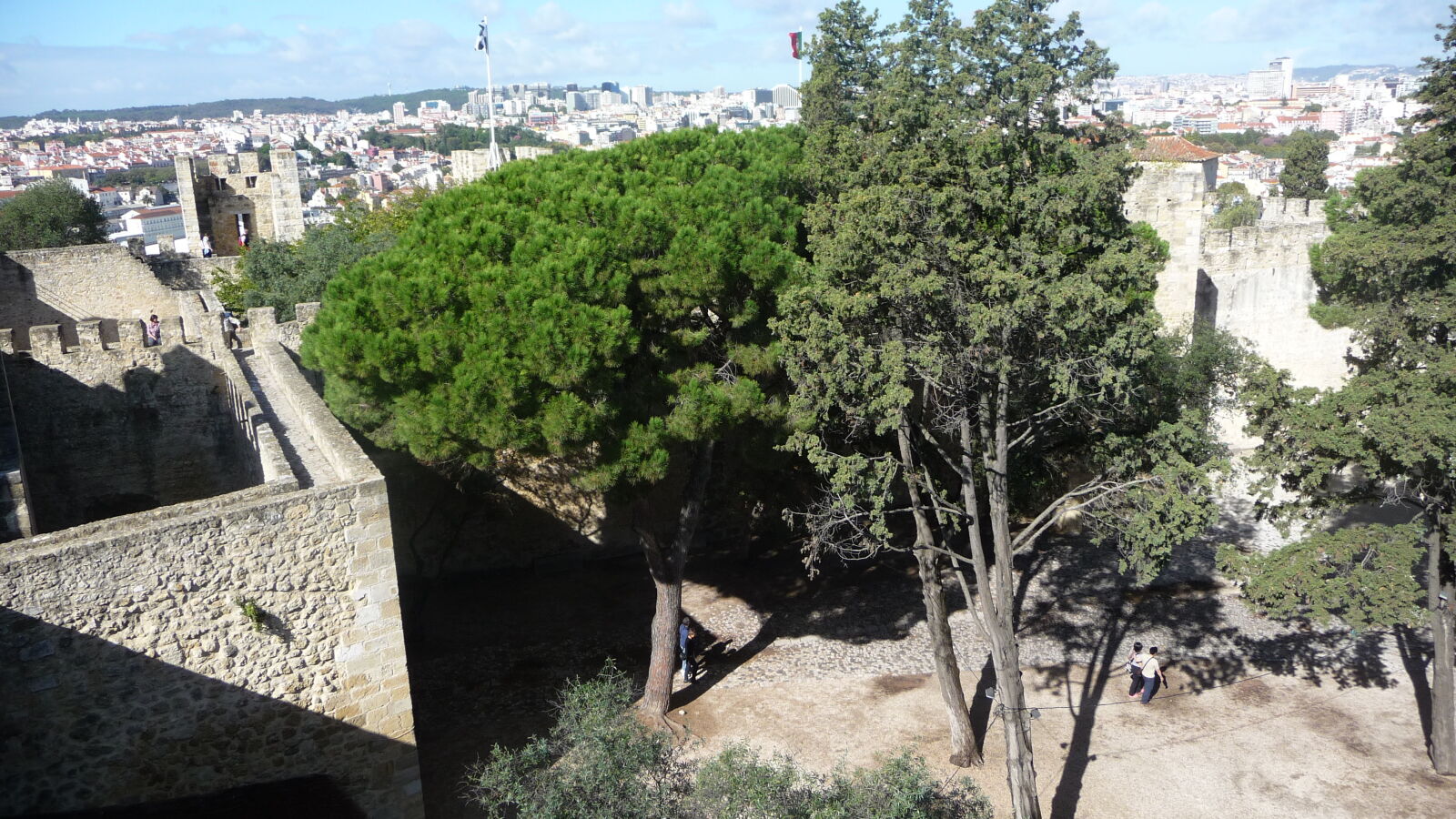 Im Castelo de SÃ£o Jorge, Lissabon.