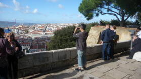 Im Castelo de SÃ£o Jorge, Lissabon.