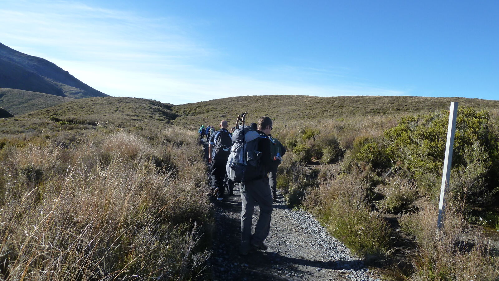 Tongariro Northern Circuit, Tag 1.