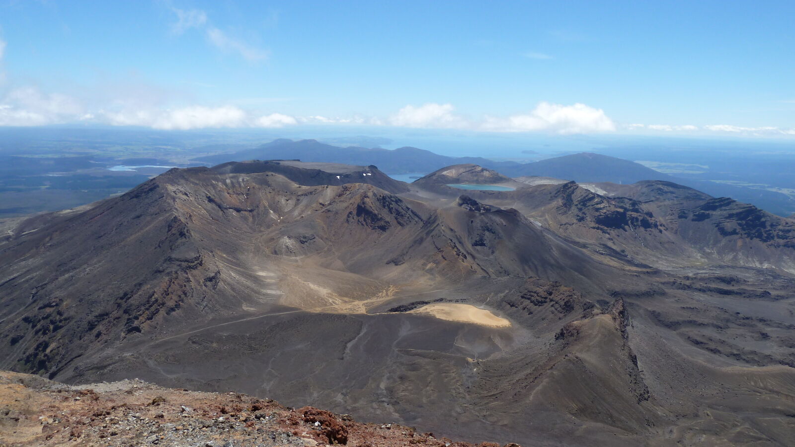 Aufstieg auf den Mt. Ngauruhoe (2287 m); Tongariro Northern Circuit, Tag 1.