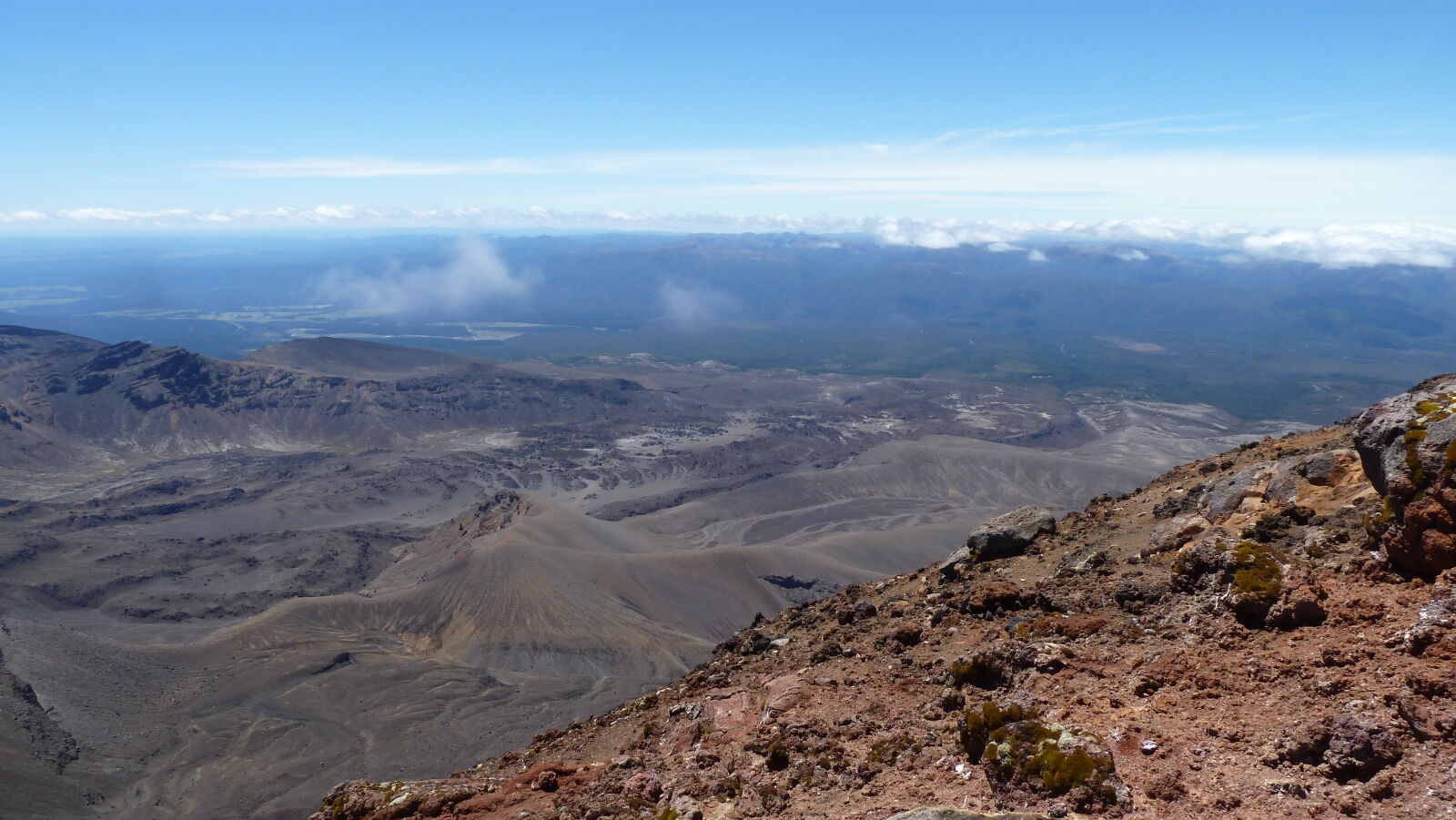 Aufstieg auf den Mt. Ngauruhoe (2287 m); Tongariro Northern Circuit, Tag 1.
