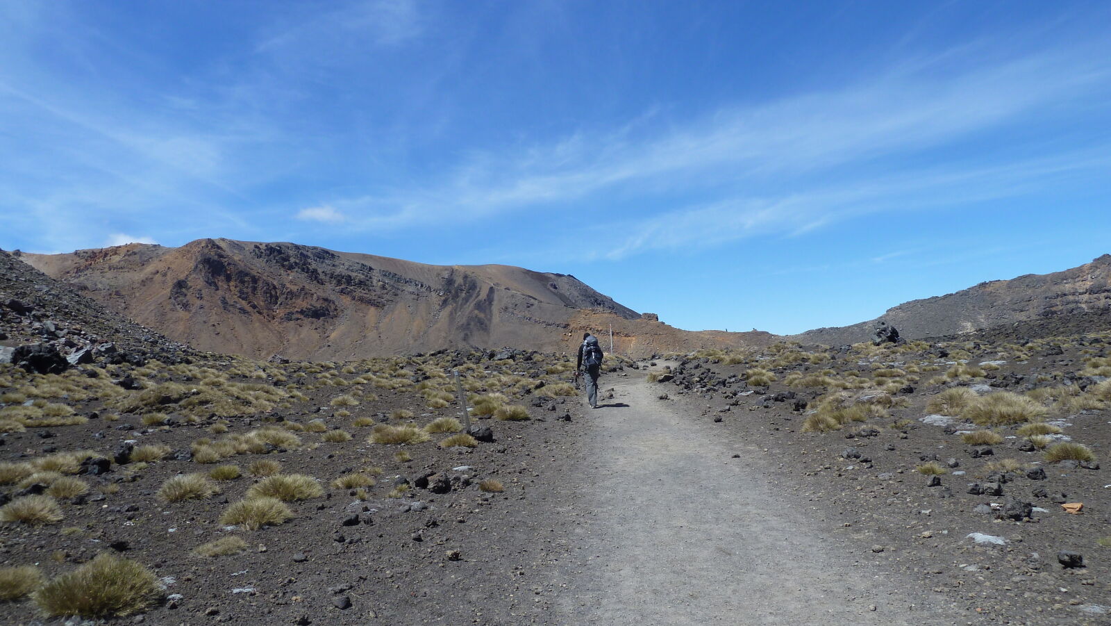 South Crater; Tongariro Northern Circuit, Tag 1.
