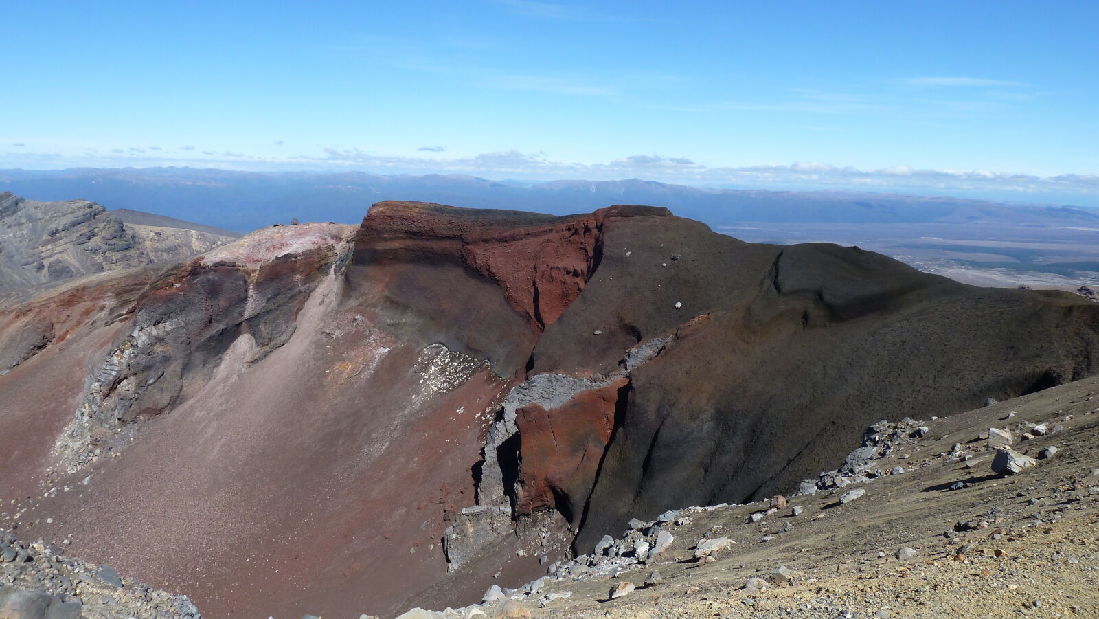 Red Crater; Tongariro Northern Circuit, Tag 1.