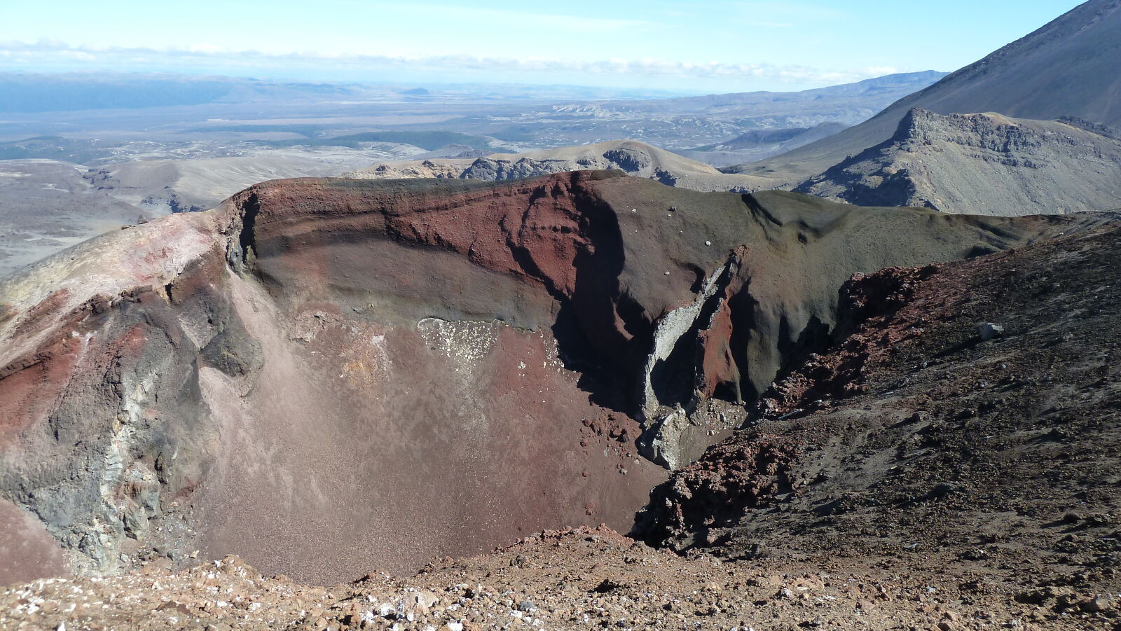 Red Crater; Tongariro Northern Circuit, Tag 1.