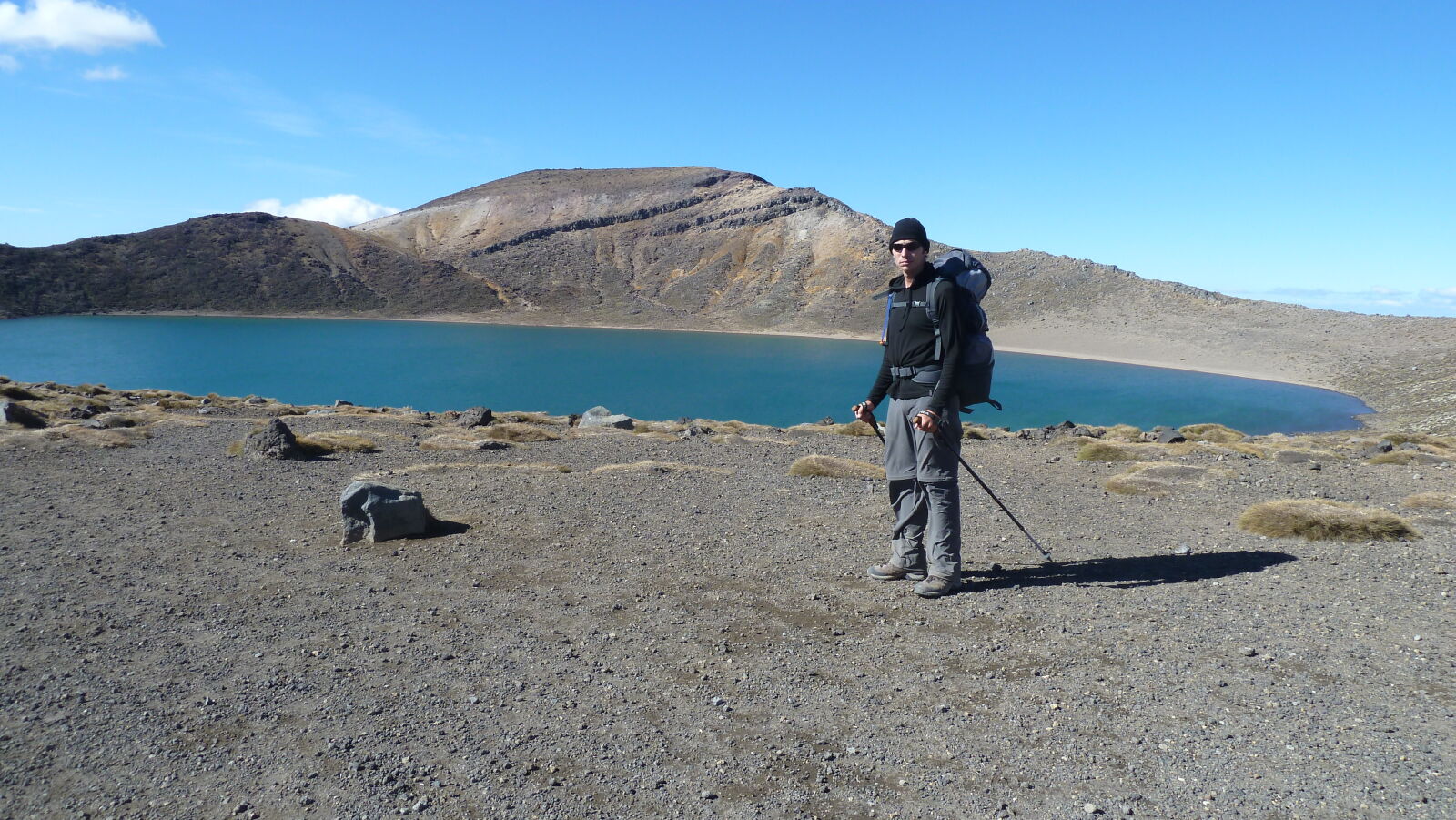 Blue Lake; Tongariro Northern Circuit, Tag 1.