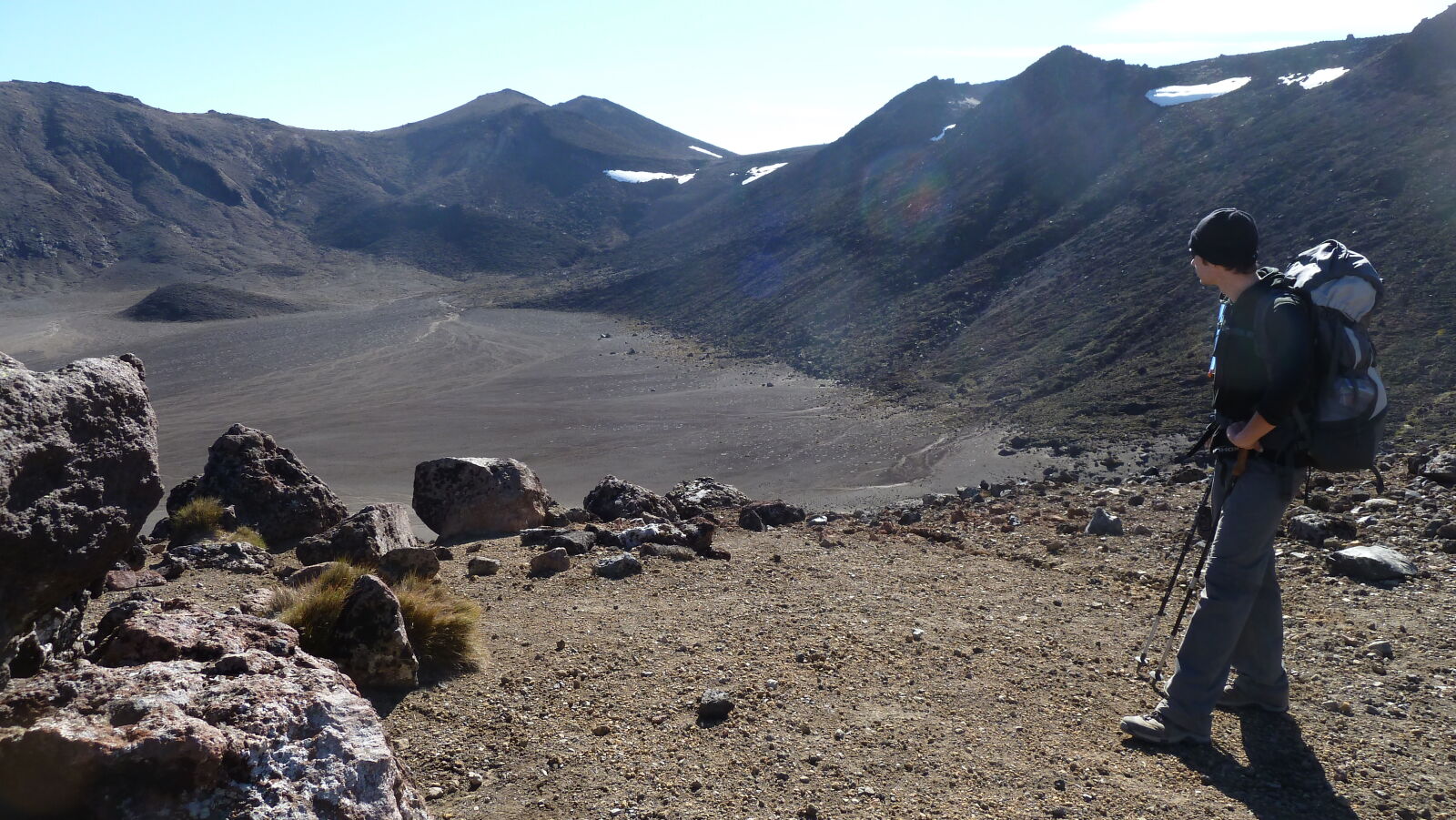 Central Crater; Tongariro Northern Circuit, Tag 1.