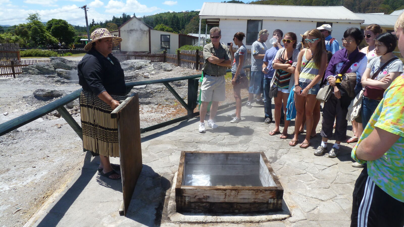 Thermalbackofen, Whakarewarewa Thermal Village, Rotorua.