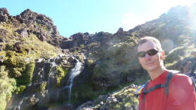 Soda Springs; Tongariro Northern Circuit, Tag 1.