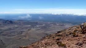Aufstieg auf den Mt. Ngauruhoe (2287 m); Tongariro Northern Circuit, Tag 1.