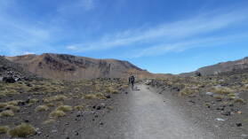 South Crater; Tongariro Northern Circuit, Tag 1.