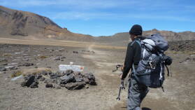 South Crater; Tongariro Northern Circuit, Tag 1.