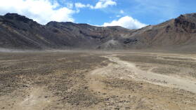 South Crater; Tongariro Northern Circuit, Tag 1.