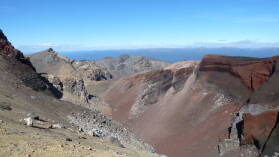 Red Crater; Tongariro Northern Circuit, Tag 1.