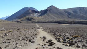 Central Crater; Tongariro Northern Circuit, Tag 1.