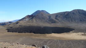 Central Crater; Tongariro Northern Circuit, Tag 1.