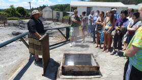 Thermalbackofen, Whakarewarewa Thermal Village, Rotorua.